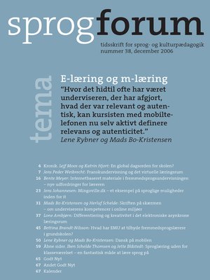 cover image of E-læring og m-læring